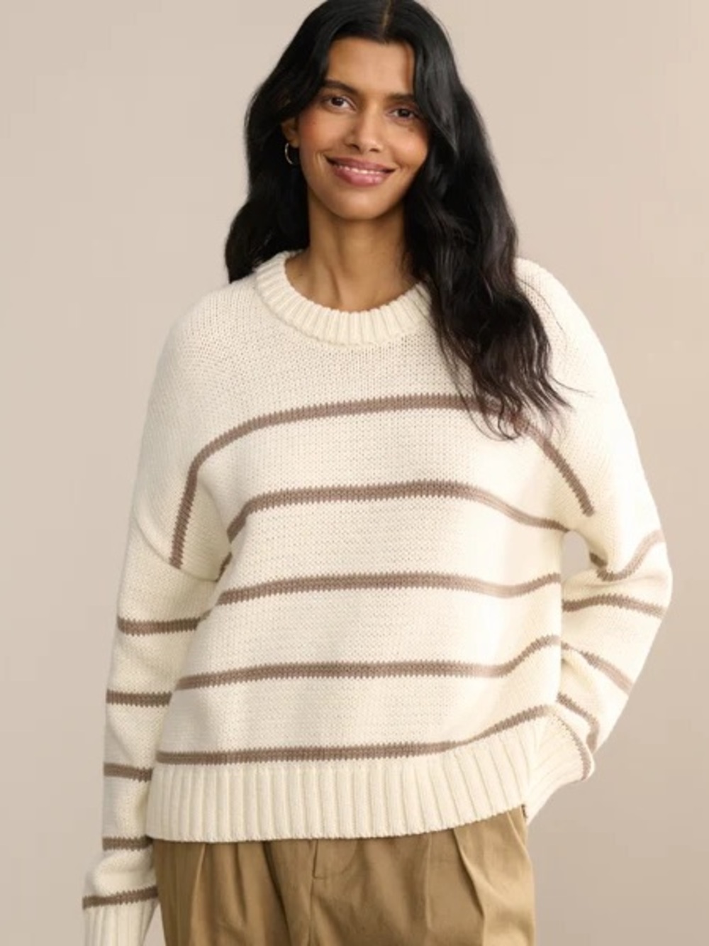 Jenni Kayne - Chloe Crewneck Cotton Sweater - Small